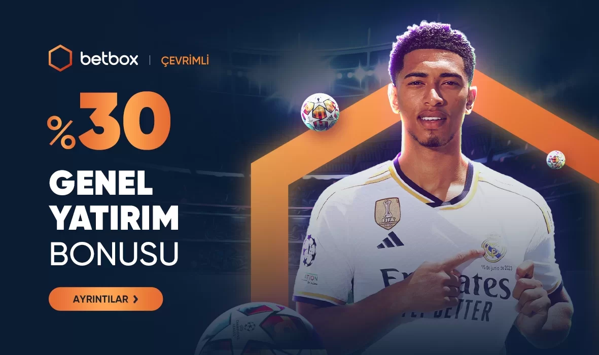 Read more about the article Betbox’tan %30 Genel Yatırım Bonusu