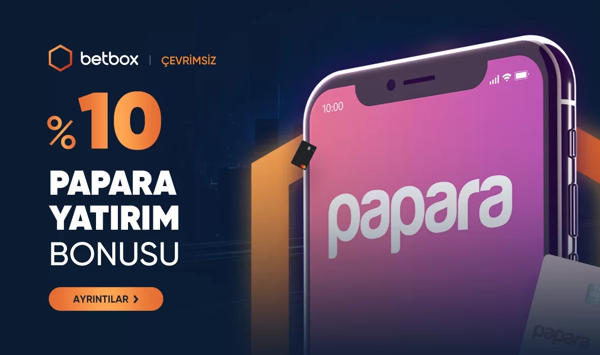 Read more about the article Betbox’tan %10 Çevrimsiz Papara Bonusu
